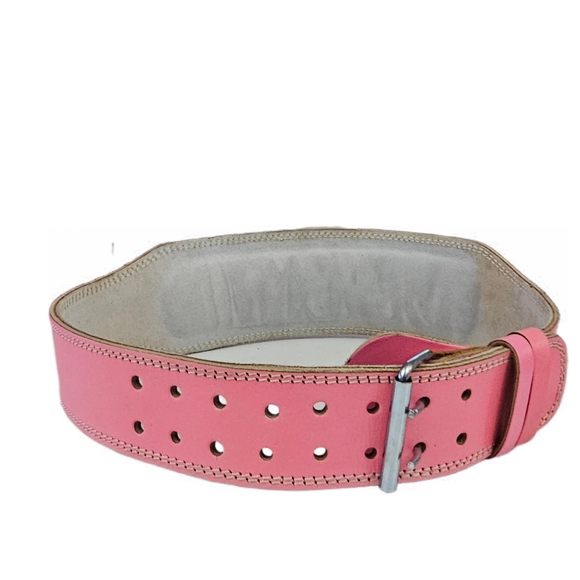 Beast Power Gear Pink Weightlifting 4 Inch Belt - Picture 2 of 9